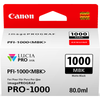 Canon PFI1000 Mat Blk Ink Cart