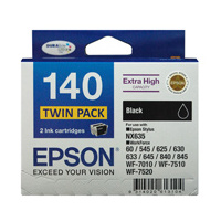 Epson 140 Black Ink Cartridge Twin Pack