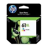 HP 61XL Tri-Colour Ink Cartridge - CH564WA