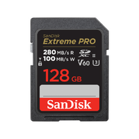 SanDisk Extreme Pro 128GB SDXC UHS-II - 280MB/s