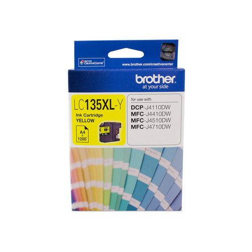 Brother LC135XLY Yellow Ink Cartridge