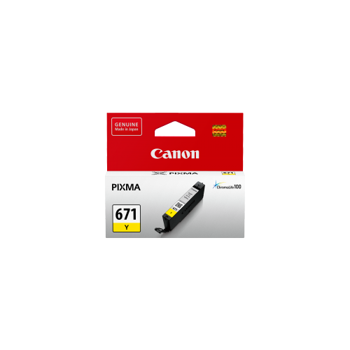 Canon 671 Yellow Ink Cartridge- CLI-671Y
