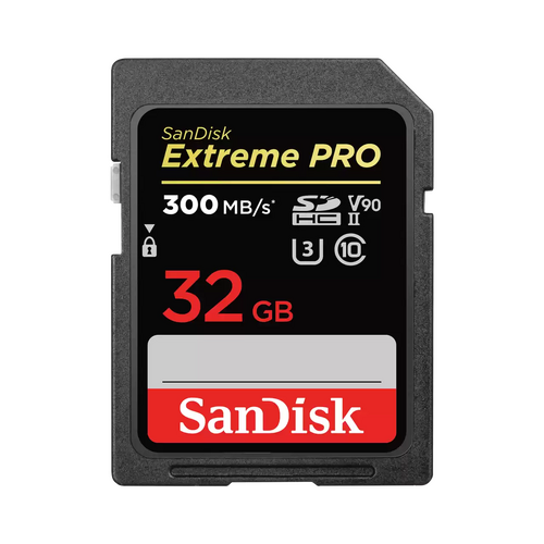 SanDisk Extreme Pro 32GB SDHC UHS-II - 300MB/s