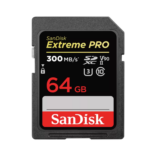 SanDisk Extreme Pro 64GB SDXC UHS-II - 300MB/s