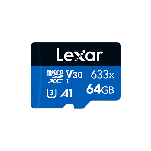 Lexar 64GB Micro SD Card 2 Pack, microSDXC UHS-I Flash Memory Card