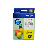 Brother LC231Y Yellow Ink Cartridge