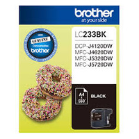 Brother LC233BK BLACK Ink Cartridge