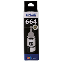Epson T664 Eco Tank Ink Bottle - Black