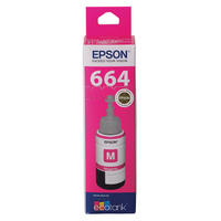 Epson T664 Eco Tank Ink Bottle - Magenta