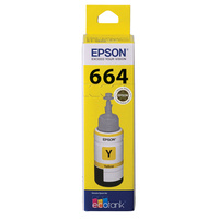 Epson T664 Eco Tank Ink Bottle - Yellow