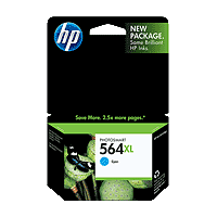 HP 564XL Cyan Ink Cartridge - CB323WA