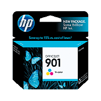 HP 901 Tri-Colour Ink Cartridge - CC656AA