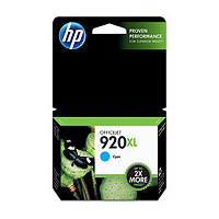 HP 920XL Cyan Ink Cartridge - CD972AA