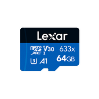 Lexar High-Performance 64GB 633x microSDXC UHS-I