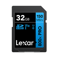 Lexar High Performance 32GB 800x SDHC Card