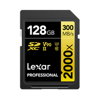 Lexar Professional 128GB 2000x SDXC Card UHS-II