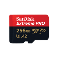 SanDisk Extreme Pro 256GB microSDXC UHS-I with Adapter