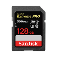 SanDisk Extreme Pro 128GB SDXC UHS-II - 300MB/s