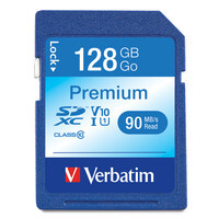 Verbatim Class 10 SDXC Card 128GB - 44025