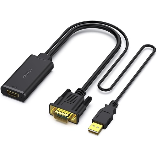 VGA to HDMI Adapter with Audio Support