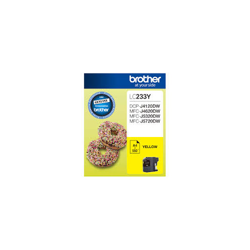 Brother LC233Y YELLOW Ink Cartridge