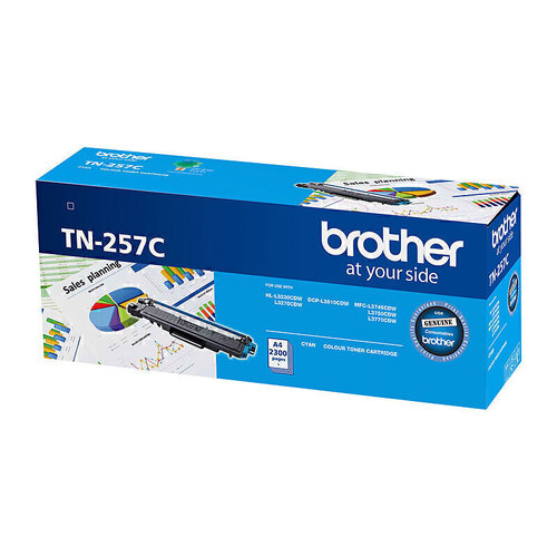 Brother TN257 Cyan Toner Cartridge