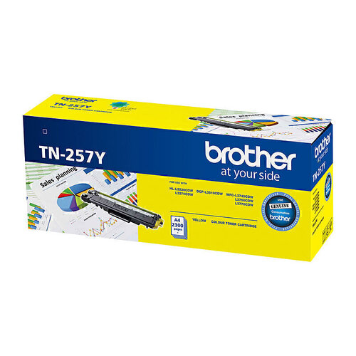 Brother TN257 Yellow Toner Cartridge