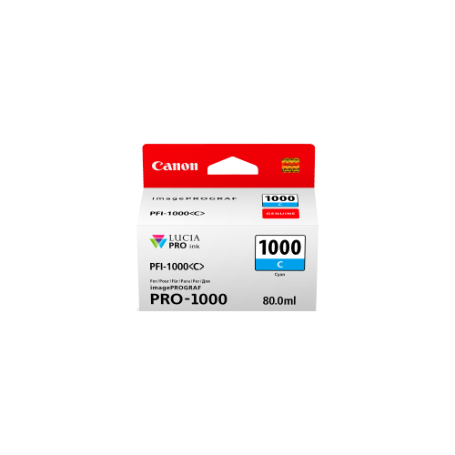 Canon PFI1000 Cyan Ink Cart