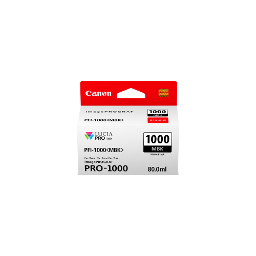 Canon PFI1000 Mat Blk Ink Cart