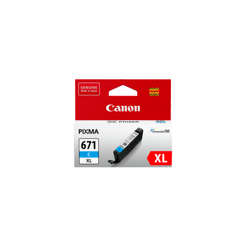 Canon 671XL Cyan Ink Cartridge - CLI-671XLC