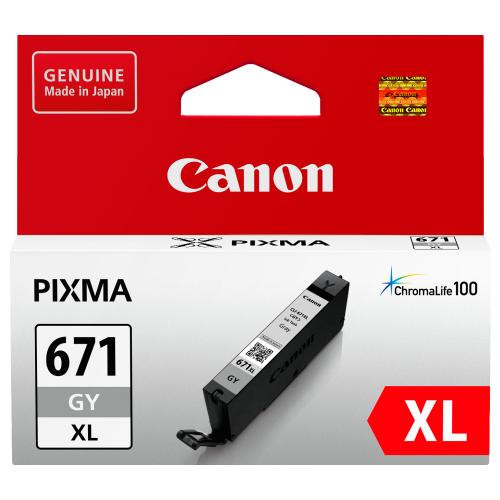 Canon 671XL Grey Ink Cartridge - CLI-671XLGY