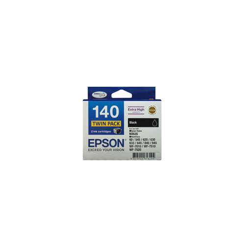 Epson 140 Black Ink Cartridge Twin Pack