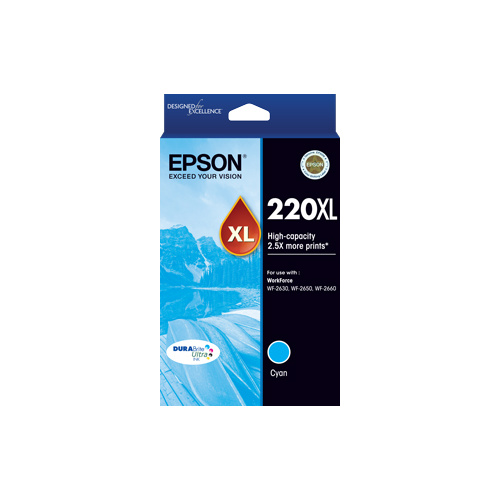 Epson 220XL Cyan Ink Cartridge