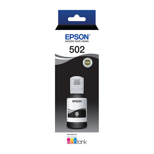 Epson T502 Eco Tank Ink Bottle - Black