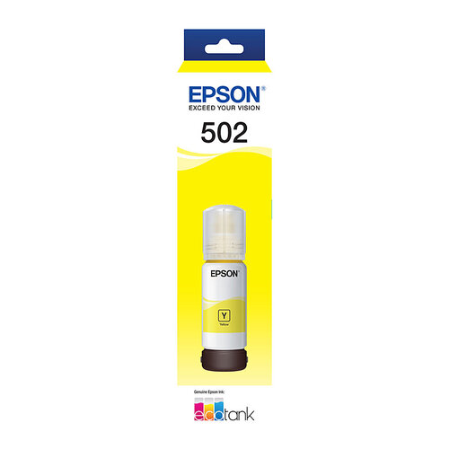 Epson T502 Eco Tank Ink Bottle - Yellow