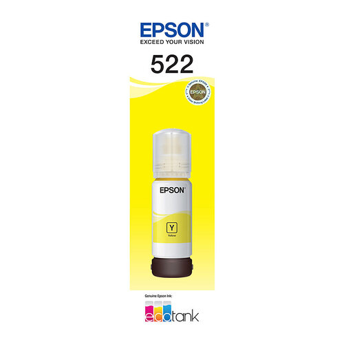 Epson T522 Eco Tank Ink Bottle - Yellow