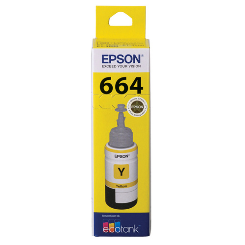 Epson T664 Eco Tank Ink Bottle - Yellow