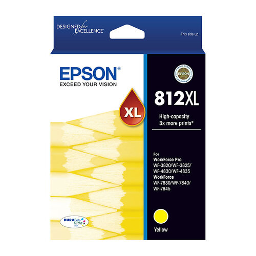 Epson 812XL Ink Cartridge - Yellow