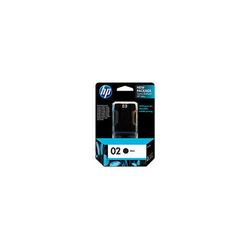 HP 02 Black Ink Cartridge - C8721WA