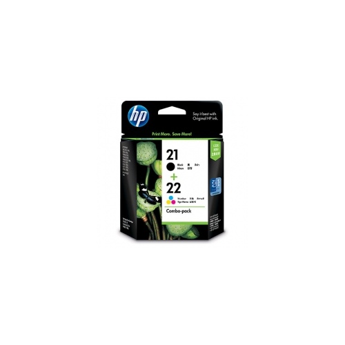HP 21/22 Combo-Pack Inkjet Print Cartridge - CC630AA