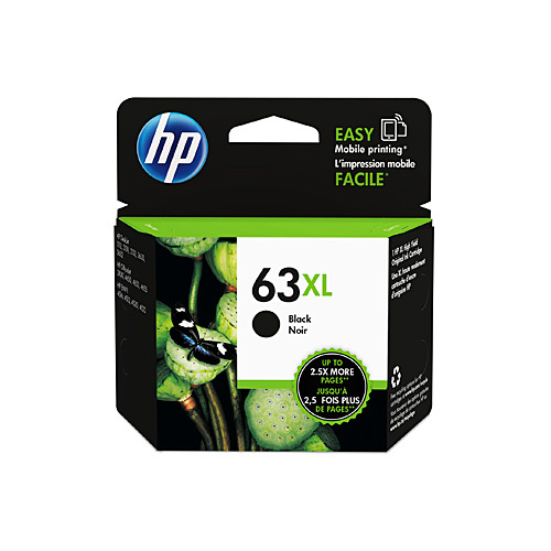 HP 63XL Black Ink Cartridge - F6U64AA