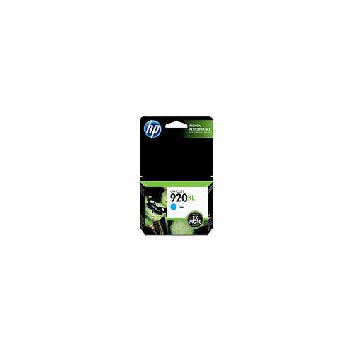 HP 920XL Cyan Ink Cartridge - CD972AA