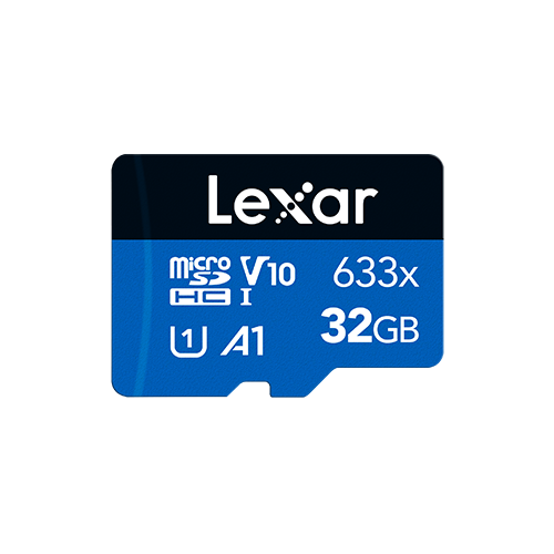 Lexar High-Performance 32GB 633x microSDHC UHS-I