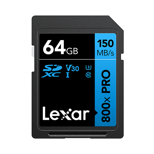 Lexar High Performance 64GB 800x SDXC Card