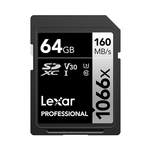 Lexar Professional 1066x SDXC Card 64GB