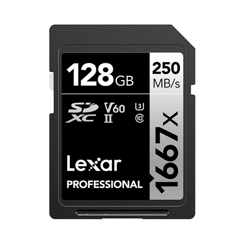 Lexar Professional 1667x SDXC UHS-II Card 128GB