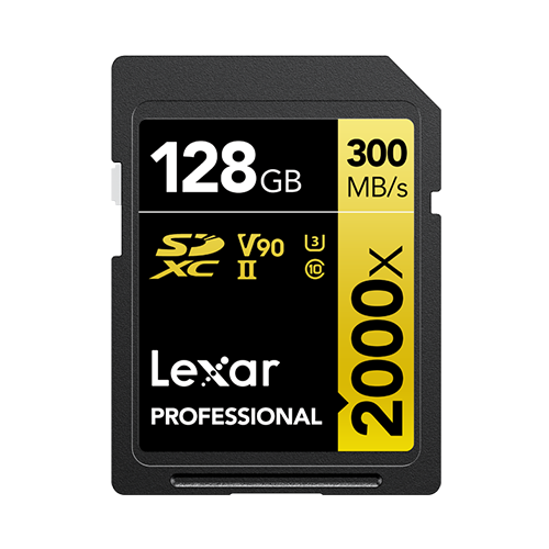 Lexar Professional 128GB 2000x SDXC Card UHS-II