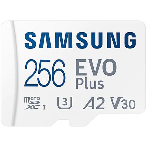 Samsung 256GB EVO Plus MicroSDXC UHS-I U3 Card