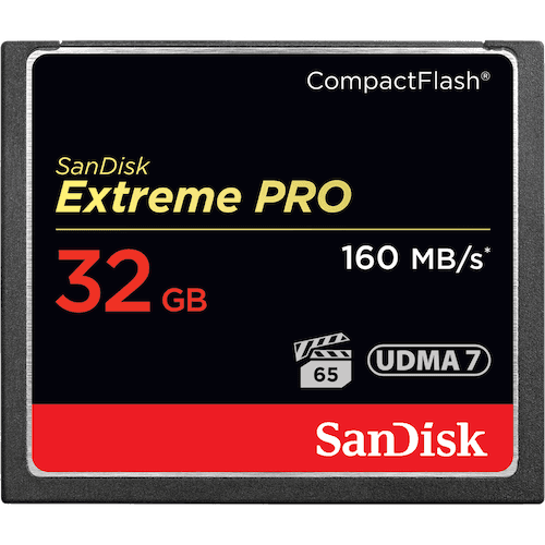 SanDisk Extreme PRO 32GB Compact Flash - 160MB/s