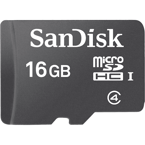SanDisk 16GB microSDHC Card